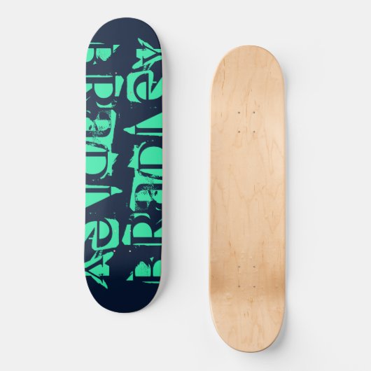 Fügen Sie Ihren eigenen Individuelle Name Personal Skateboard (Vorderseite)
