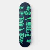 Fügen Sie Ihren eigenen Individuelle Name Personal Skateboard (Vorderseite)