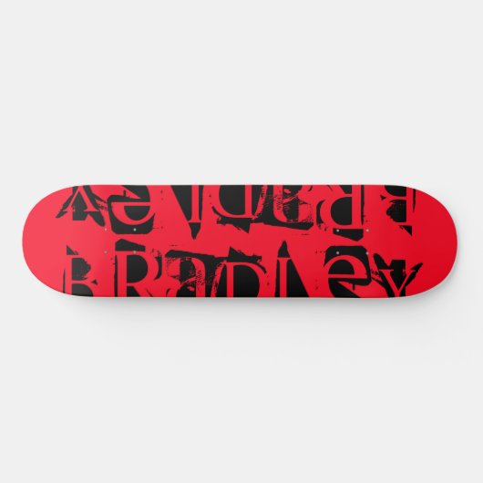 Fügen Sie Ihren eigenen Individuelle Name Personal Skateboard (Horizontal)