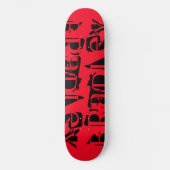 Fügen Sie Ihren eigenen Individuelle Name Personal Skateboard (Vorderseite)