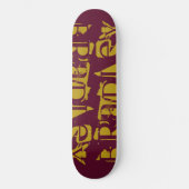 Fügen Sie Ihren eigenen Individuelle Name Personal Skateboard (Vorderseite)