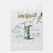 Fügen Sie Ihren eigenen Lieblingsdrink Rezept Bark Geschirrtuch (Vertikal)