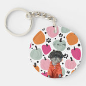 Fügen Sie Ihren eigenen modernen Pumpkin Acrylic S Schlüsselanhänger (Vorderseite)