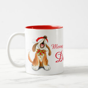 Fügen Sie Ihren eigenen Namen Weihnachtsgesang Hu Zweifarbige Tasse