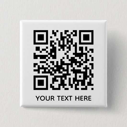 Fügen Sie Ihren eigenen QR Code Text Scan Minimal Button (Vorderseite)