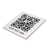 Fügen Sie Ihren eigenen QR Code Text Scan Minimal Fliese (Seite)