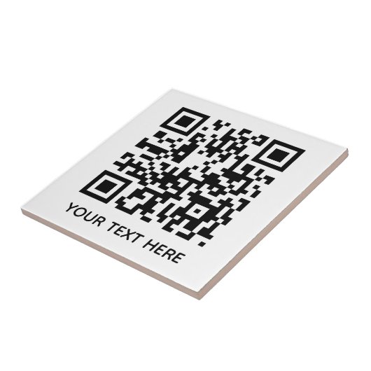 Fügen Sie Ihren eigenen QR Code Text Scan Minimal Fliese (Seite)