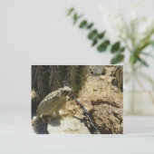 FÜGEN SIE IHREN EIGENEN TEXT AN Godzillas geposed  Postkarte (Stehend Vorderseite)