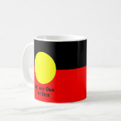 Fügen Sie Ihren eigenen TEXT australische Original Kaffeetasse (Vorderseite Links)