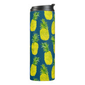 Fügen Sie Ihren eigenen Text hinzu! Ananas-Party W Thermosbecher (Nach links gedreht)