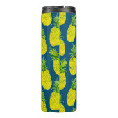 Fügen Sie Ihren eigenen Text hinzu! Ananas-Party W Thermosbecher (Rückseite)
