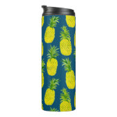 Fügen Sie Ihren eigenen Text hinzu! Ananas-Party W Thermosbecher (Nach rechts gedreht)