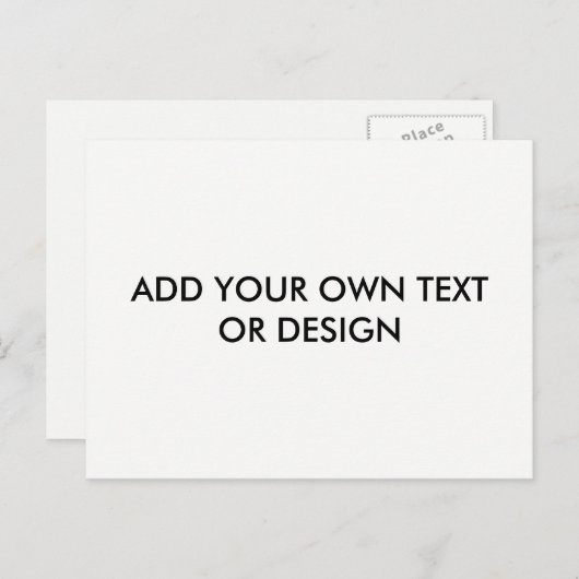 Fügen Sie Ihren eigenen Text oder Ihr eigenes Desi Postkarte (Vorne/Hinten)