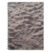 Fügen Sie Ihren eigenen Text, schreiben Sie Sand, Notizblock (Vorderseite)