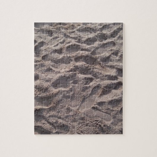 Fügen Sie Ihren eigenen Text, schreiben Sie Sand, Puzzle (Vertikal)