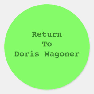 FÜGEN SIE IHREN EIGENEN TEXT-STICKER HINZU RUNDER AUFKLEBER