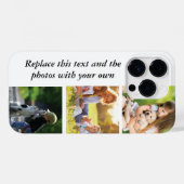 Fügen Sie Ihren eigenen Text und Bilder hinzu Case-Mate iPhone Hülle (Rückseite (Horizontal))