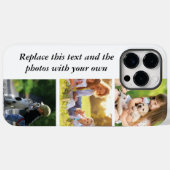 Fügen Sie Ihren eigenen Text und Bilder hinzu Case-Mate iPhone Hülle (Rückseite (Horizontal))