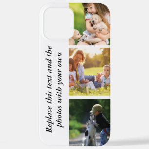 Fügen Sie Ihren eigenen Text und Bilder hinzu iPhone 12 Pro Max Hülle