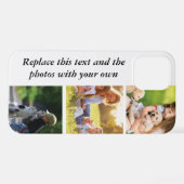 Fügen Sie Ihren eigenen Text und Bilder hinzu iPhone Hülle (Rückseite (Horizontal))