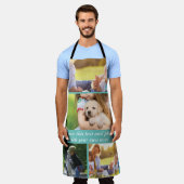 Fügen Sie Ihren eigenen Text und Ihre eigenen Foto Schürze (Getragen)