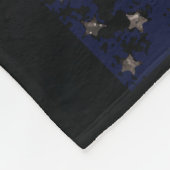 Fügen Sie Ihren eigenen Text unter der amerikanisc Fleecedecke (Ecke)