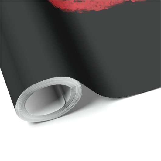 Fügen Sie Ihren eigenen Text unter der amerikanisc Geschenkpapier (Rolleneckpunkt)