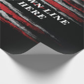 Fügen Sie Ihren eigenen Text unter der amerikanisc Geschenkpapier (Ecke)