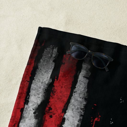 Fügen Sie Ihren eigenen Text unter der amerikanisc Strandtuch (Beispiel)