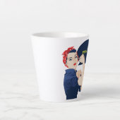 Fügen Sie Ihren eigenen Text zu Rosie Niveter Milchtasse (Vorderseite)