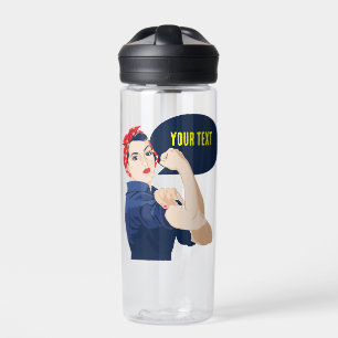 Fügen Sie Ihren eigenen Text zu Rosie Niveter Trinkflasche
