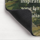 Fügen Sie Ihren eigenen Vintagen Angebotskern hinz Mousepad (Ecke)