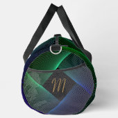 Fügen Sie Ihren ersten geometrischen grünen blauen Duffle Bag (Rechts)