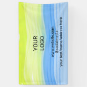 Fügen Sie Ihren Firmennamen Text Aquarelladresse h Banner (Vertikal)