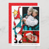 FÜGEN SIE IHREN FOTO Gnomes Decorating Tree (Vorne/Hinten)