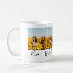 Fügen Sie Ihren Foto-Name Brautjungfer-Truppe Brau Kaffeetasse