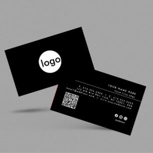 Fügen Sie Ihren individuellen Logo QR Code hinzu Visitenkarte