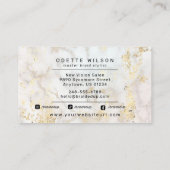 Fügen Sie Ihren Logo-Braid-Stylist oder den Friseu Visitenkarte (Rückseite)