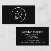 Fügen Sie Ihren Logo-Kreis benutzerdefiniert beruf Visitenkarte (Vorne/Hinten)