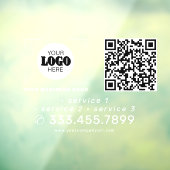 Fügen Sie Ihren Logo-QR-Code Werbeauto-Vinyl hinte Fensteraufkleber (Blatt 3)
