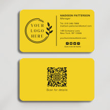 Fügen Sie Ihren Logo Social Media QR Code Corporat