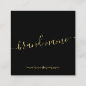 Fügen Sie Ihren Markennamen modernen minimalistisc Telefonnummerkarte (Vorderseite)