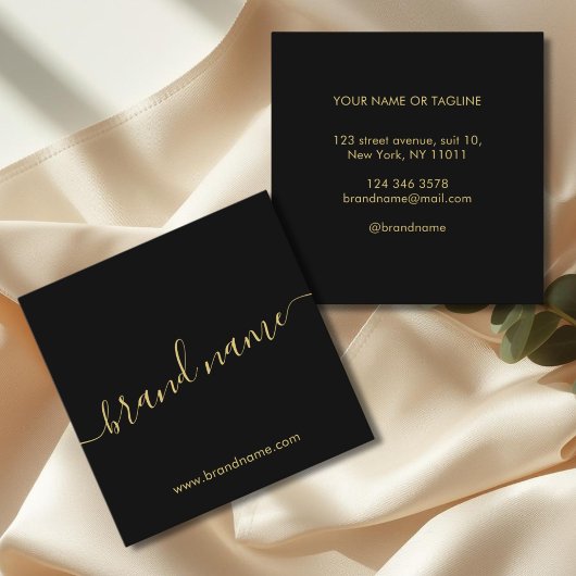 Fügen Sie Ihren Markennamen modernen minimalistisc Telefonnummerkarte