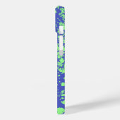 Fügen Sie Ihren Namen blaugrüne Surfart hinzu Case-Mate iPhone Hülle (Rückseite / Links)