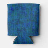 Fügen Sie Ihren Namen Blue Green Abstract Design h Dosenkühler (Vorderseite)