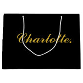 Fügen Sie Ihren Namen große Personalisierte Gesche Geschenktüte (Vorderseite)