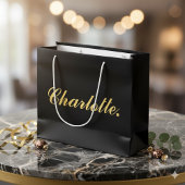 Fügen Sie Ihren Namen große Personalisierte Gesche Geschenktüte
