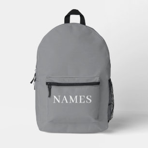 Fügen Sie Ihren Namen hinzu Bedruckter Rucksack