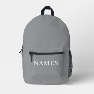Fügen Sie Ihren Namen hinzu Bedruckter Rucksack