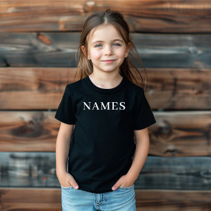Fügen Sie Ihren Namen hinzu Kleinkind T-shirt